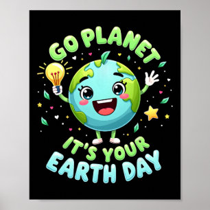 Affiche Go Planet Son Jour des terres 2025 Enseignant Enfa