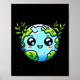 Affiche Go Planet Son Jour des terres Enseignant Enfants F