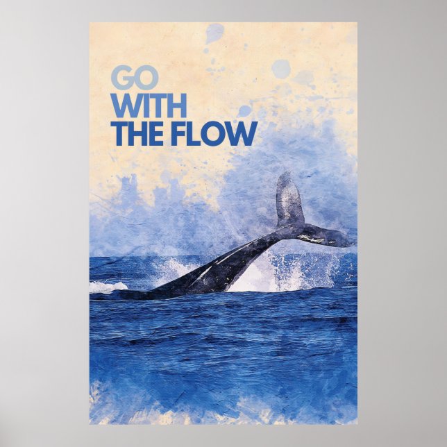 Affiche Go with the flow C (Devant)