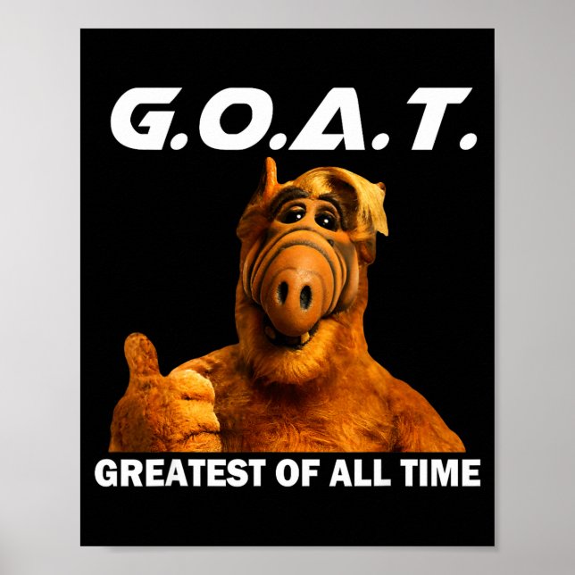 Affiche Goat Greatest Of All Time Funny Meme  (Devant)