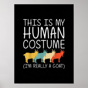 Affiche Goat Halloween