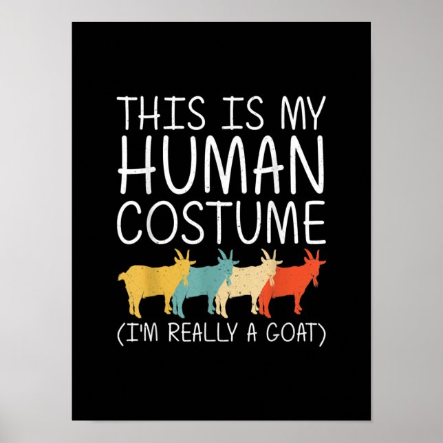 Affiche Goat Halloween (Devant)