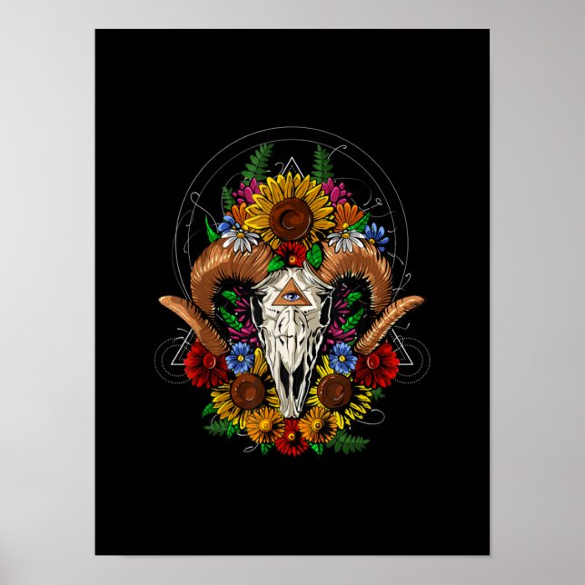 Affiche Goat Skull (Devant)