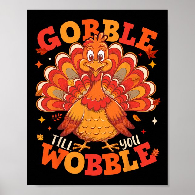 Affiche Gobble jusqu'à ce que vous tourbillonnez la Turqui (Devant)