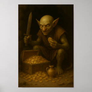 Affiche Goblin Treasure Guardian-Petite Stature, Gros Prob