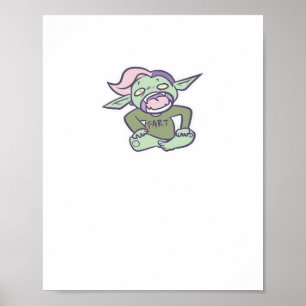 Affiche Goblincore Fart Goblin Classique