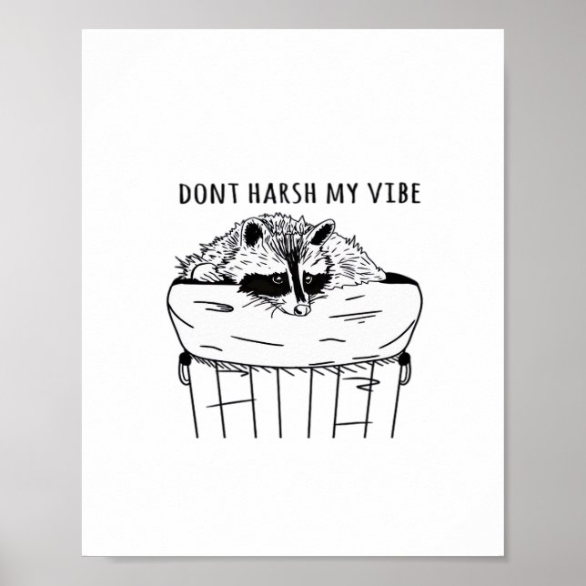 Affiche Goblincore Ne Gâche Pas Ma Vibes Classique (Devant)