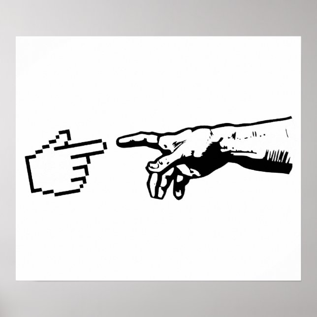 Affiche God and the Machine Hands (Devant)