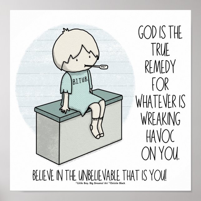 Affiche God is the Remedy (Devant)