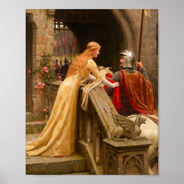Affiche God Speed par Edmund Blair Leighton (Devant)