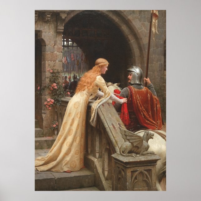 Affiche God Speed par Edmund Blair Leighton, c. 1900 (Devant)