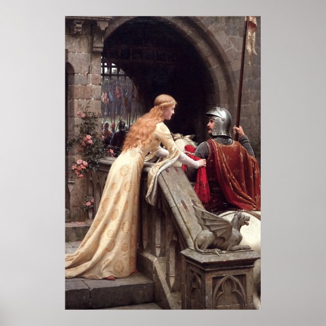 Affiche God Speed par Edmund Leighton (Devant)