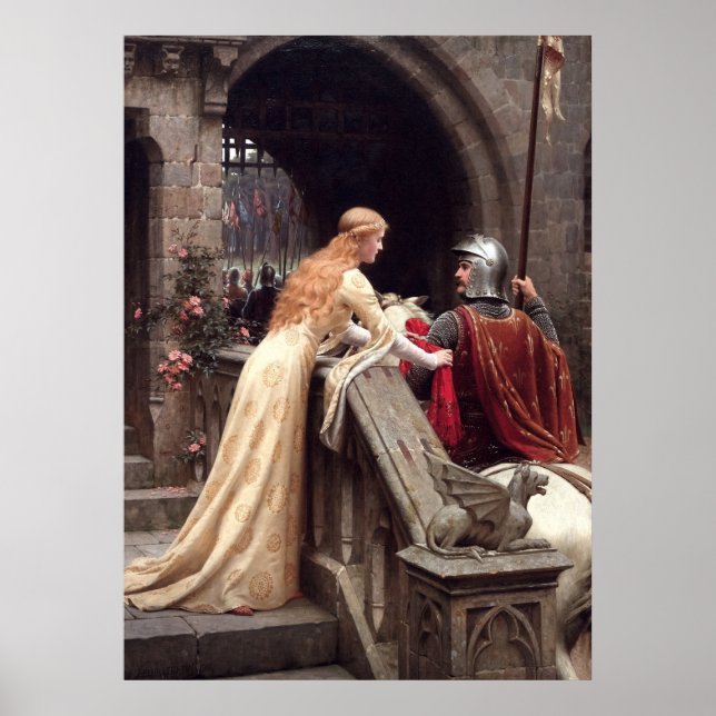Affiche God Speed par Edmund Leighton (Devant)