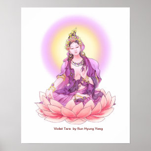 Affiche Goddess Violet Tara