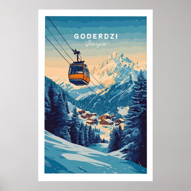 Affiche Goderdzi Imprimer Géorgie 1 (Devant)
