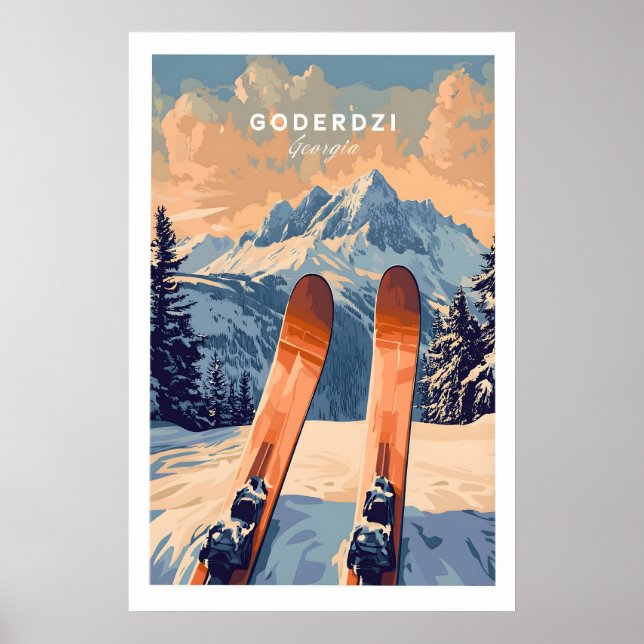Affiche Goderdzi Ski Print 1 (Devant)