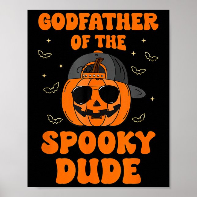 Affiche Godfather Of The Soky Dude Halloween Pumpkin Bday  (Devant)