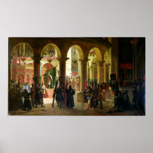 Affiche Godfrey of Bouillon  Depositing the Trophies