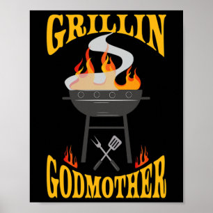Affiche Godmère Bbq Grill Fumeur Et Barbecue Chef