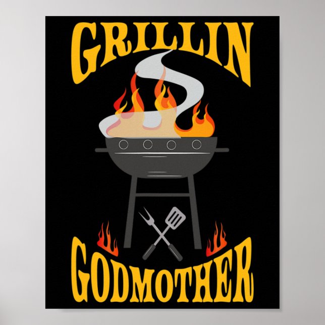 Affiche Godmère Bbq Grill Fumeur Et Barbecue Chef (Devant)