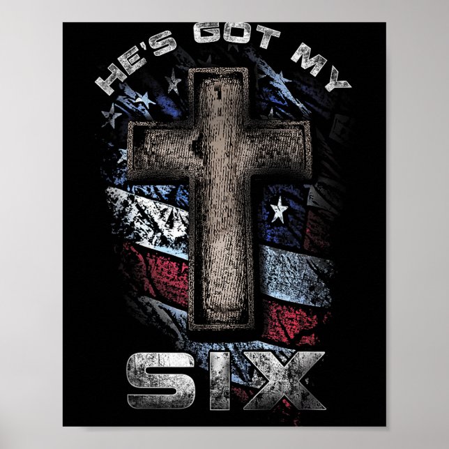 Affiche God's Got My Six!  (Devant)