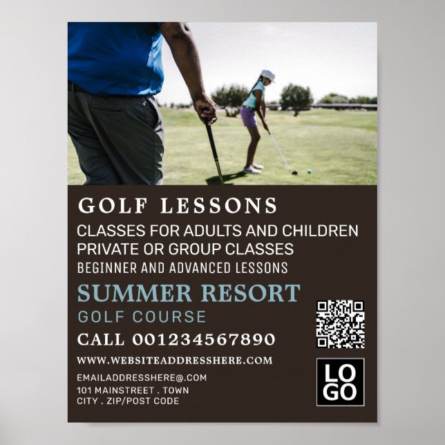 Affiche GoIf Leçon Publicité (Devant)