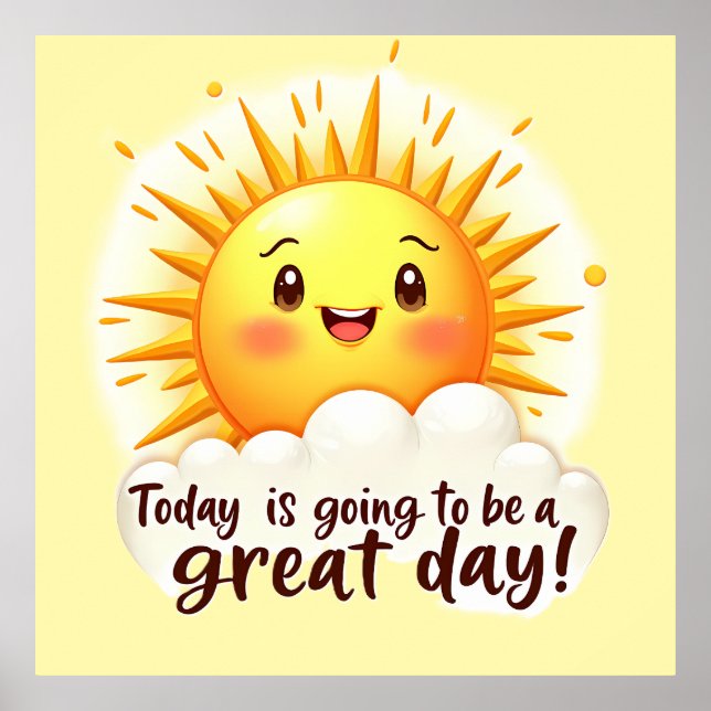 Affiche Going to be a Great Day (Devant)