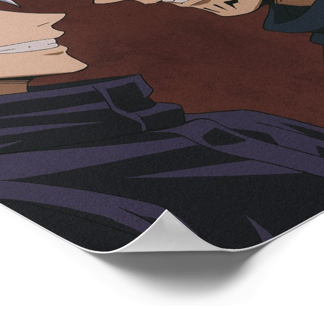 Affiche Gojo Satoru & Ryoman Sukuna face off (Coin)