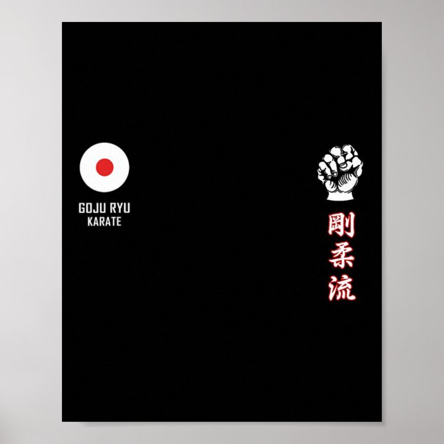 Affiche Goju Ryu Karate (Devant)