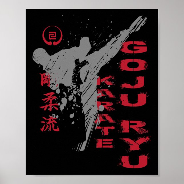 Affiche Goju Ryu Karate 2 (Devant)