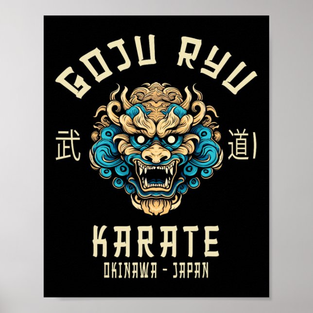 Affiche Goju Ryu Martial Arts Clothing Co. Goju Ryu Karate (Devant)