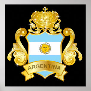 Affiche Gold Argentina