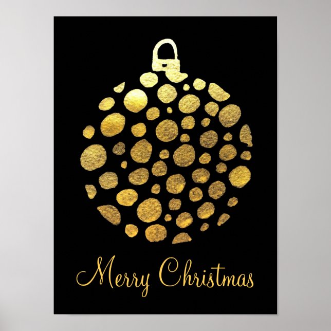 Affiche Gold bauble (Devant)