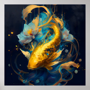 Affiche Gold Koi ::