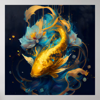 Affiche Gold Koi ::