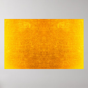Affiche Gold metal brushed background or texture of brushe