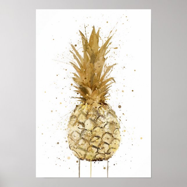 Affiche Gold Pineapple (Devant)