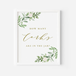 Affiche Gold verdure Combien de lièges sont dans le jeu Ja