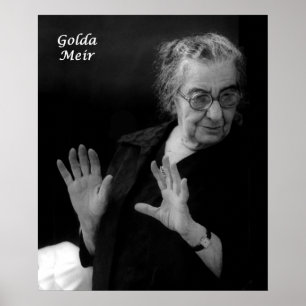 Affiche Golda Meir, Premier ministre israélien