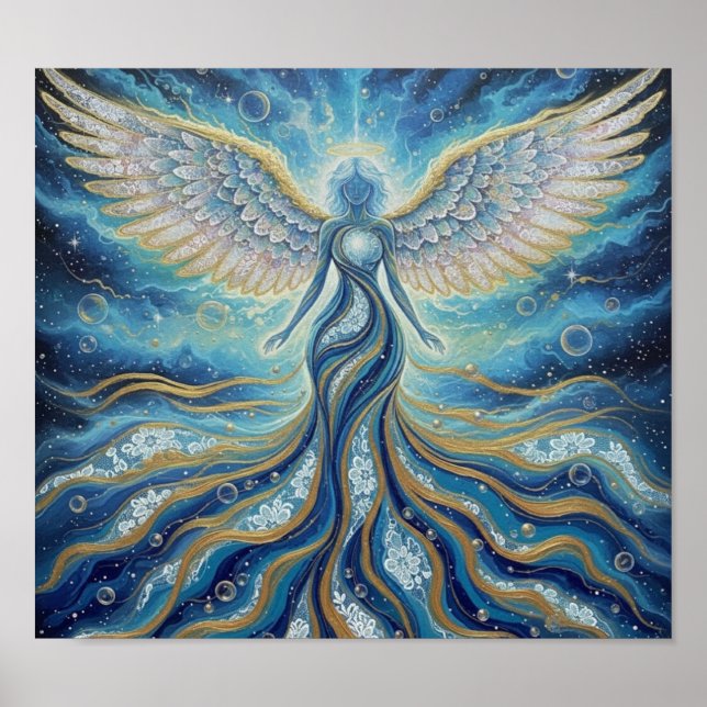 Affiche GoldBlueMysticAngel (Devant)