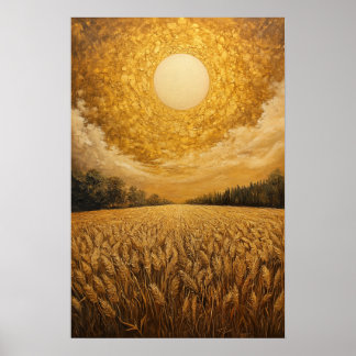 Affiche Golden cornfield