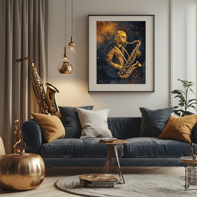 Affiche Golden Elegance (Créateur téléchargé)