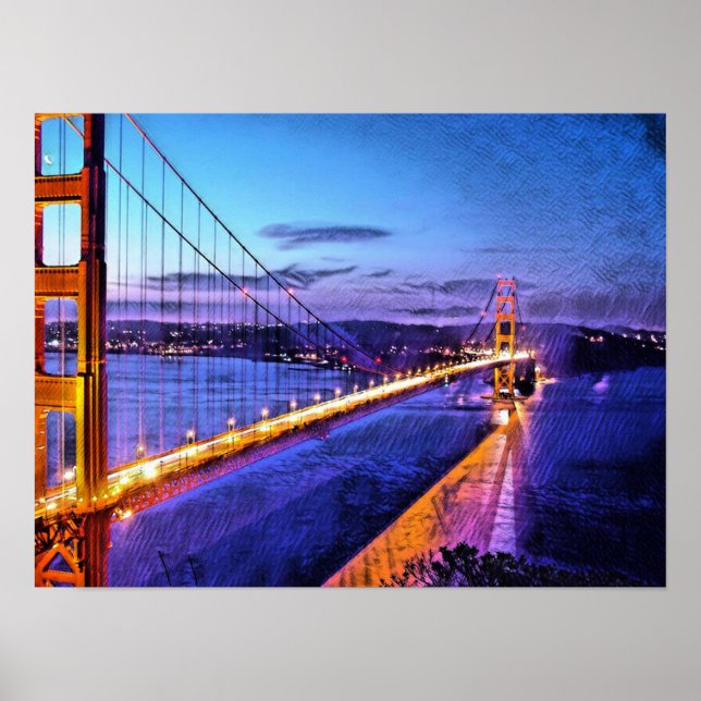Affiche Golden Gate Bridge (Devant)