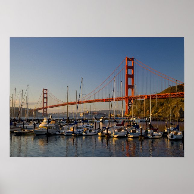 Affiche Golden Gate Bridge and San Francisco 2 (Devant)