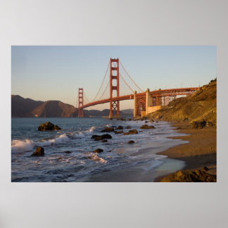 Affiche Golden Gate Bridge de Baker Beach