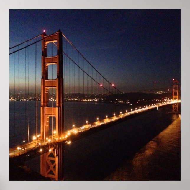 Affiche Golden Gate Bridge de Marin Headlands (Devant)