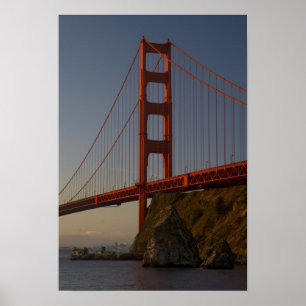 Affiche Golden Gate Bridge et San Francisco
