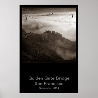 Affiche Golden Gate Bridge Novembre 2014 #1