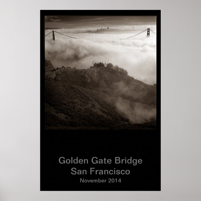Affiche Golden Gate Bridge Novembre 2014 #1 (Devant)