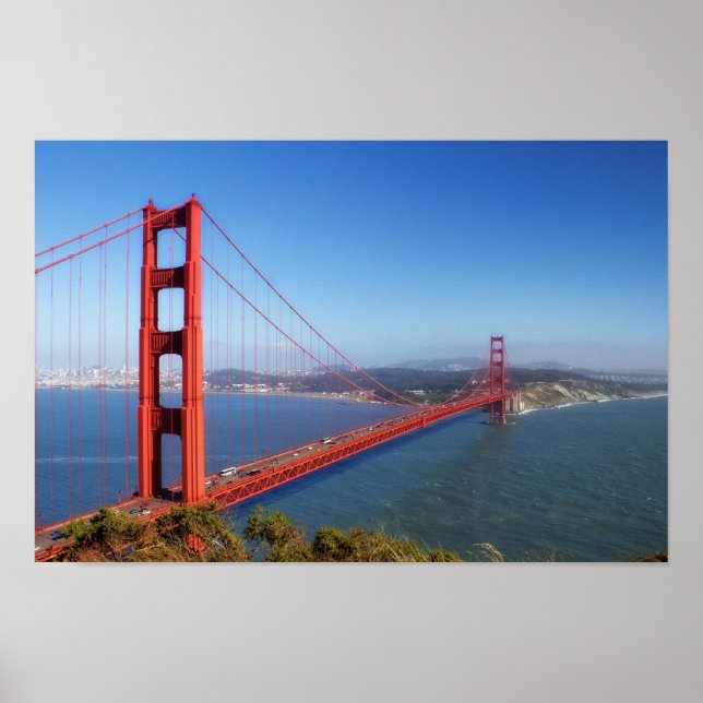 Affiche Golden Gate Bridge, San Francisco (Devant)